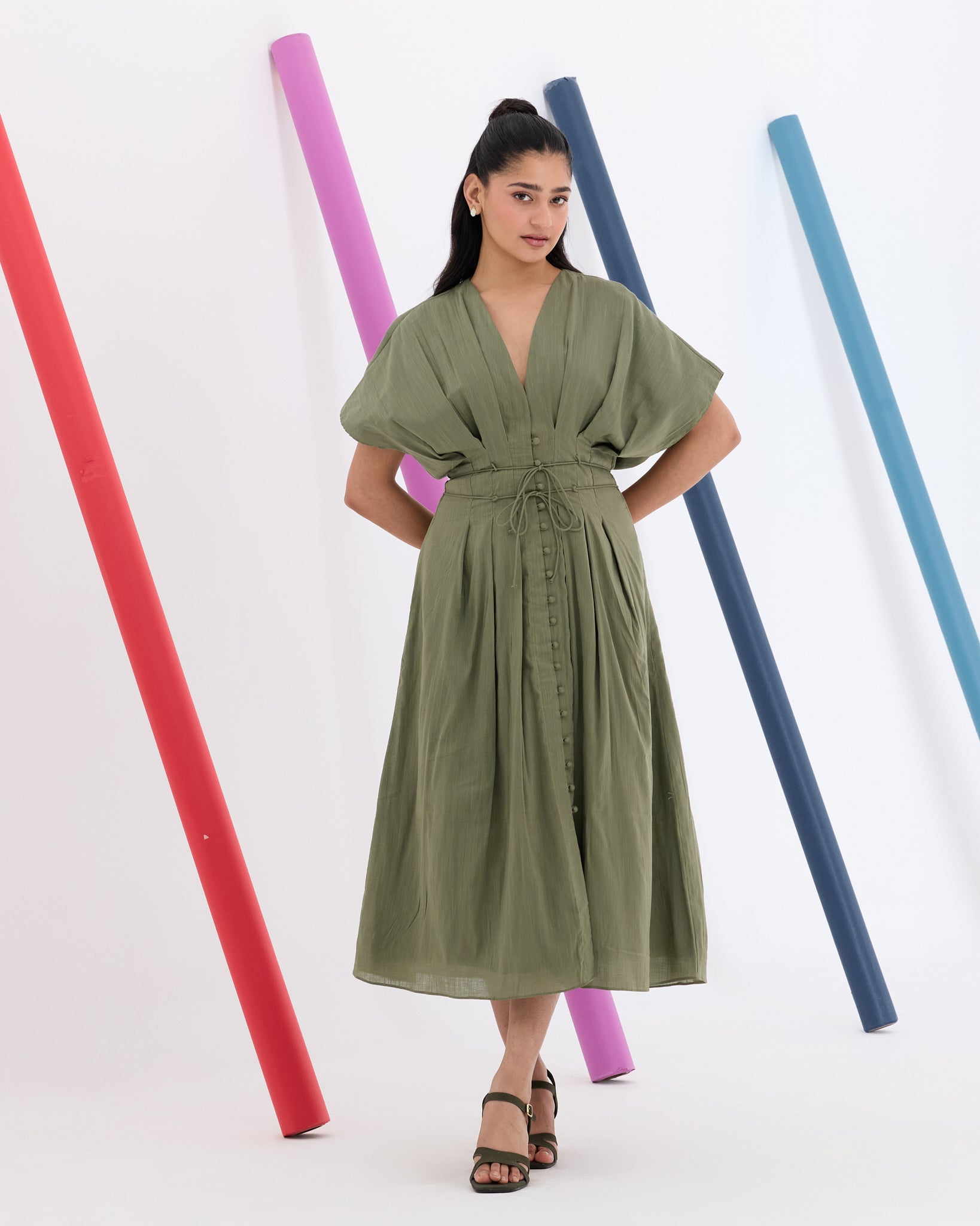 Lola Matcha Dress