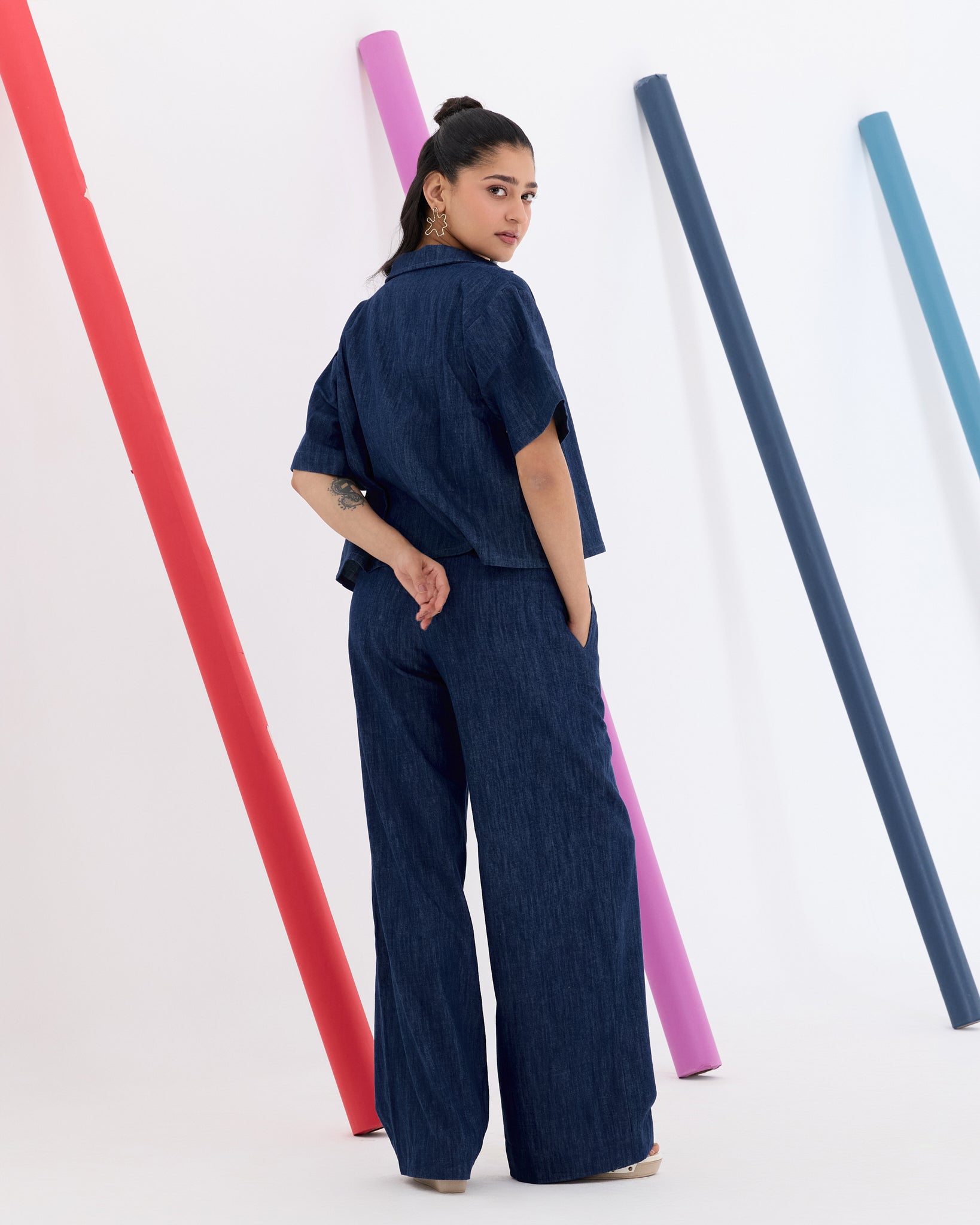 Sugar Pop Denim Cord-set