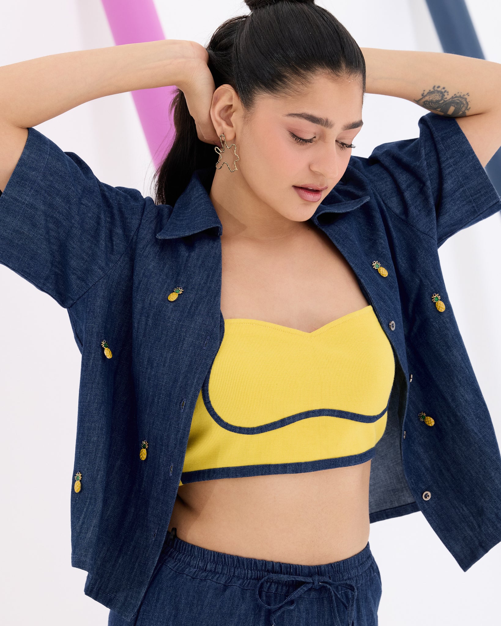Sugar Pop Denim Cord-set
