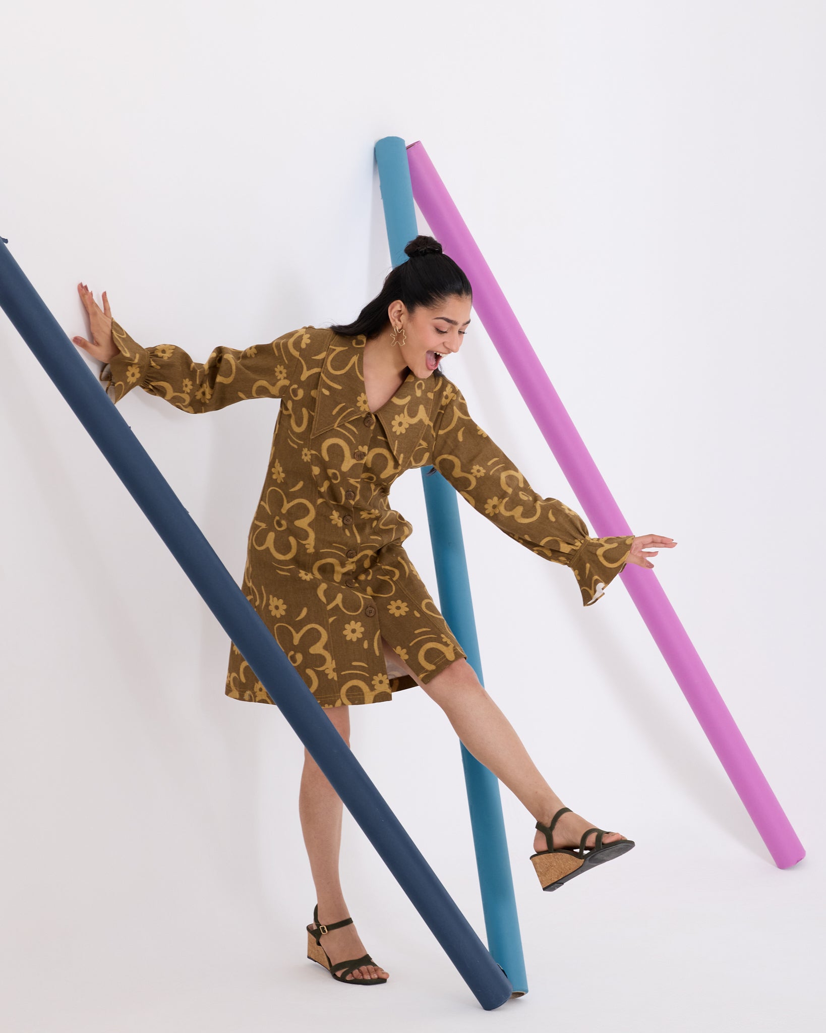 Lavia Clay Garden Dress