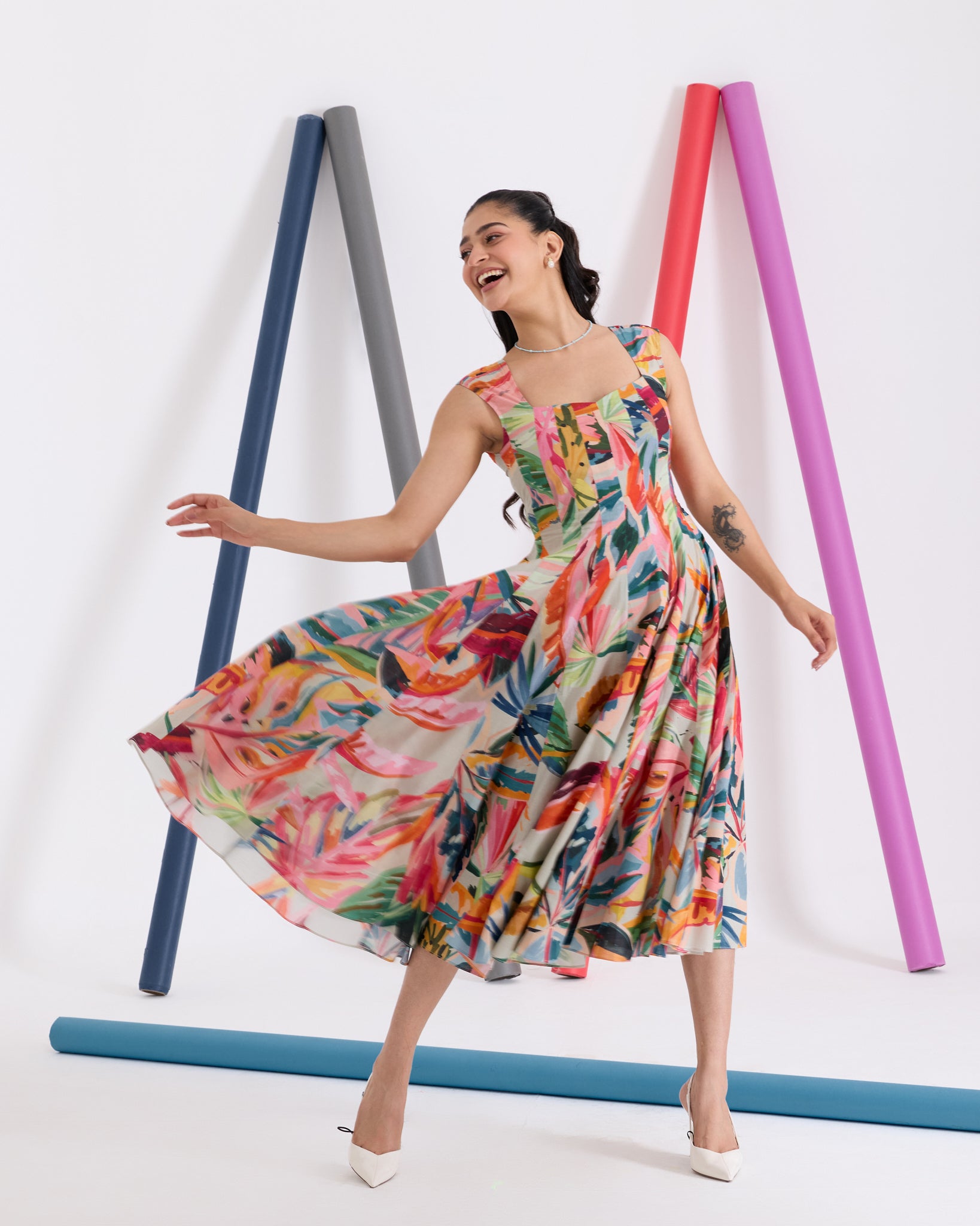 Rhea Soft Bloom Dress