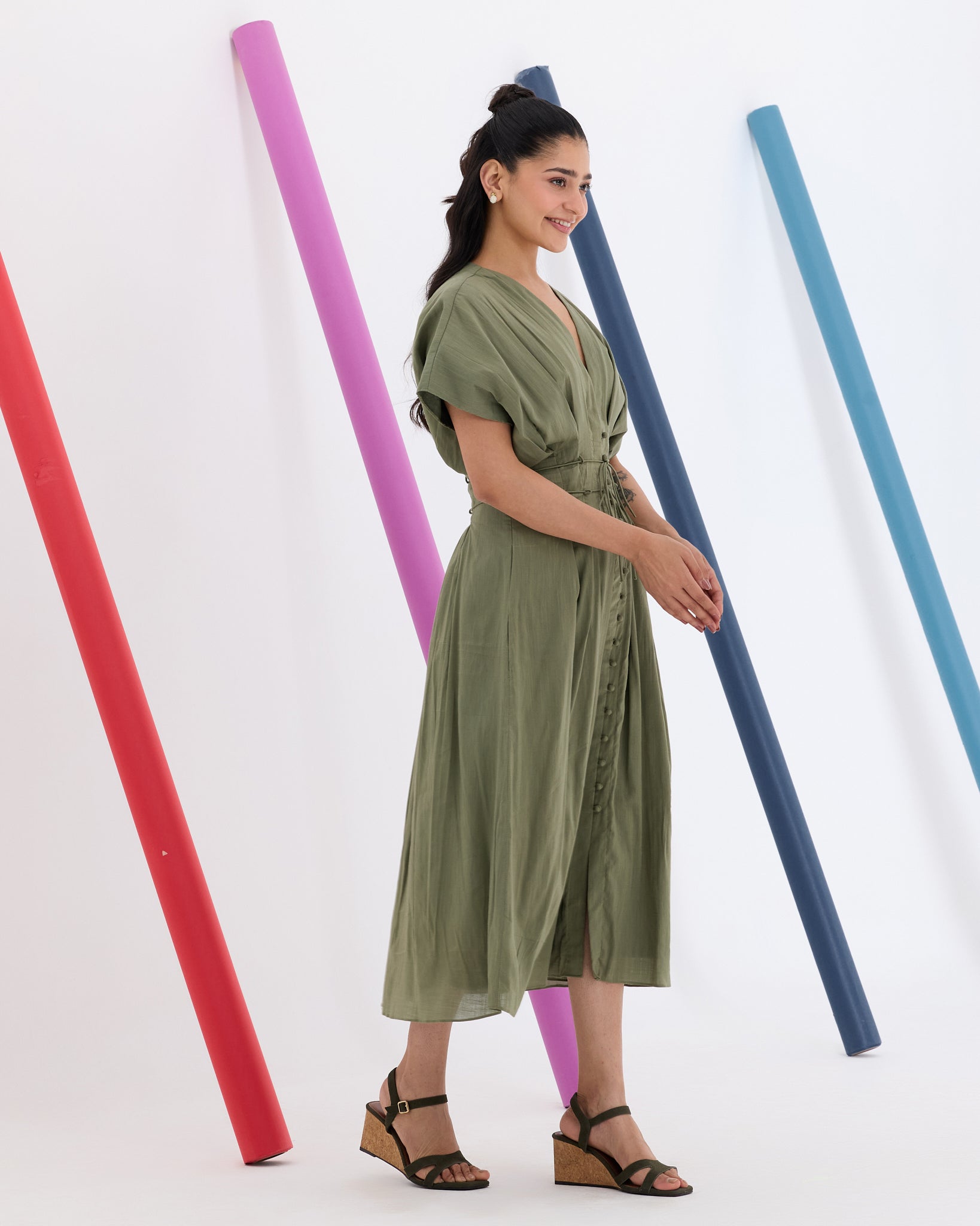 Lola Matcha Dress