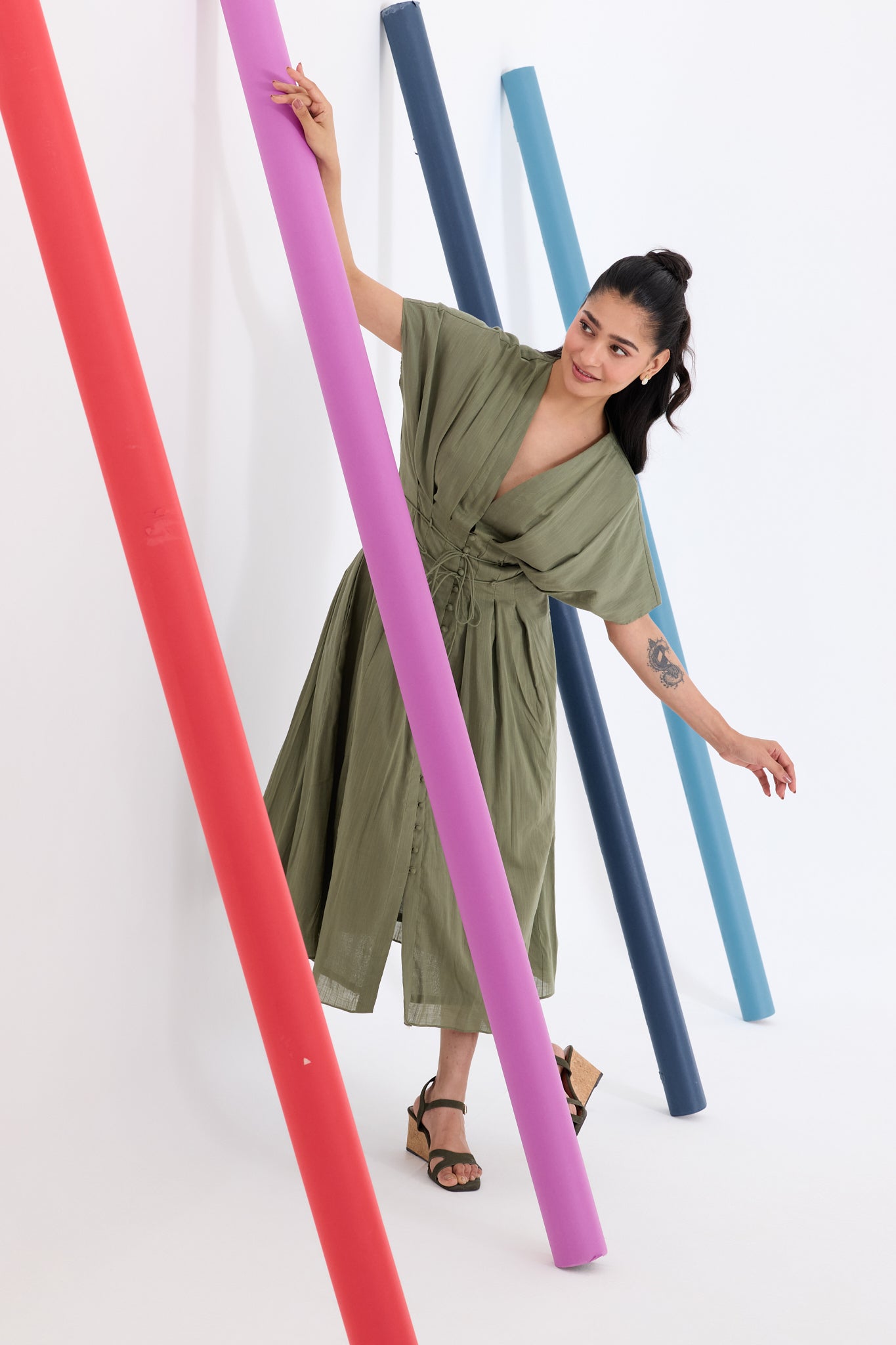 Lola Matcha Dress