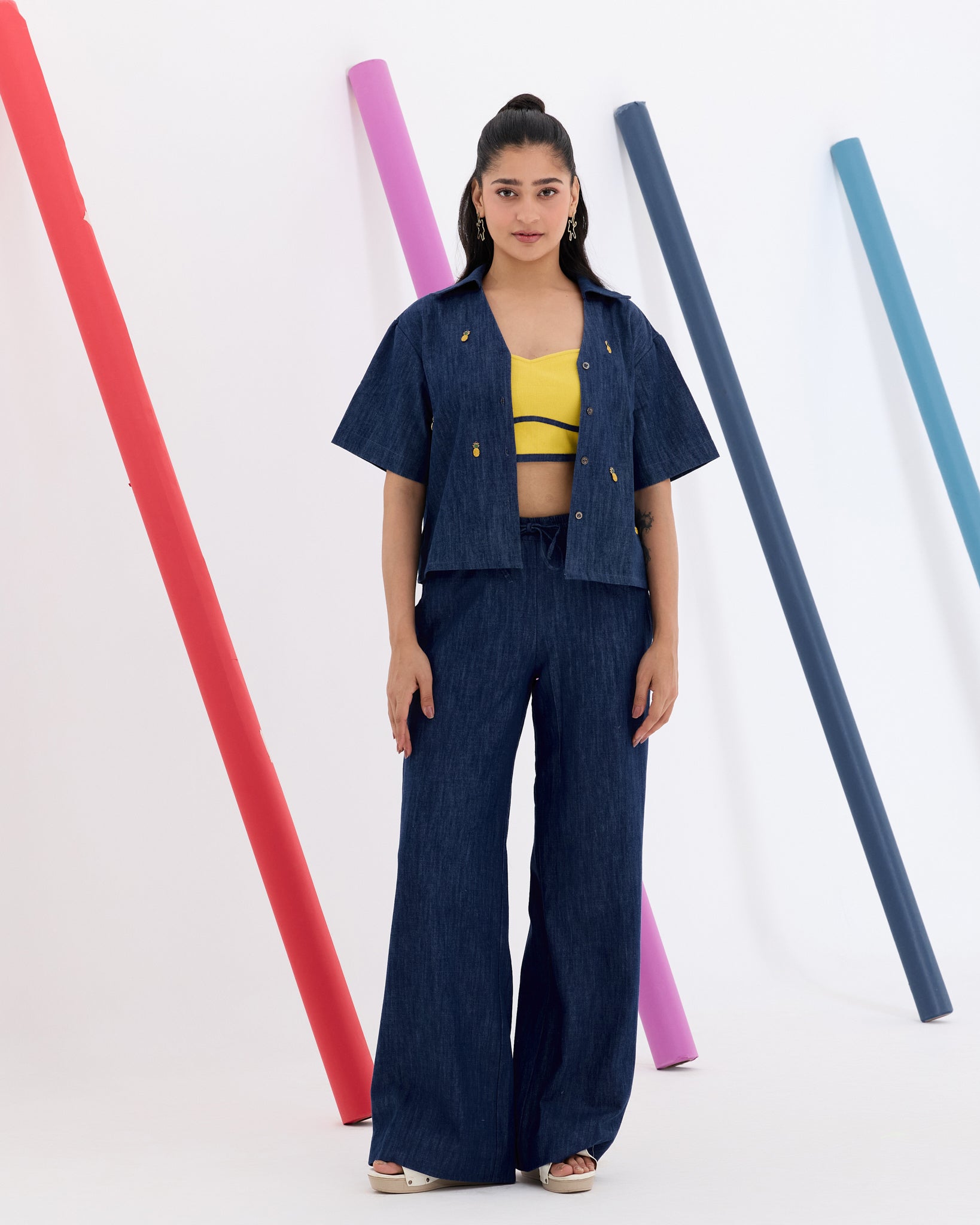 Sugar Pop Denim Cord-set