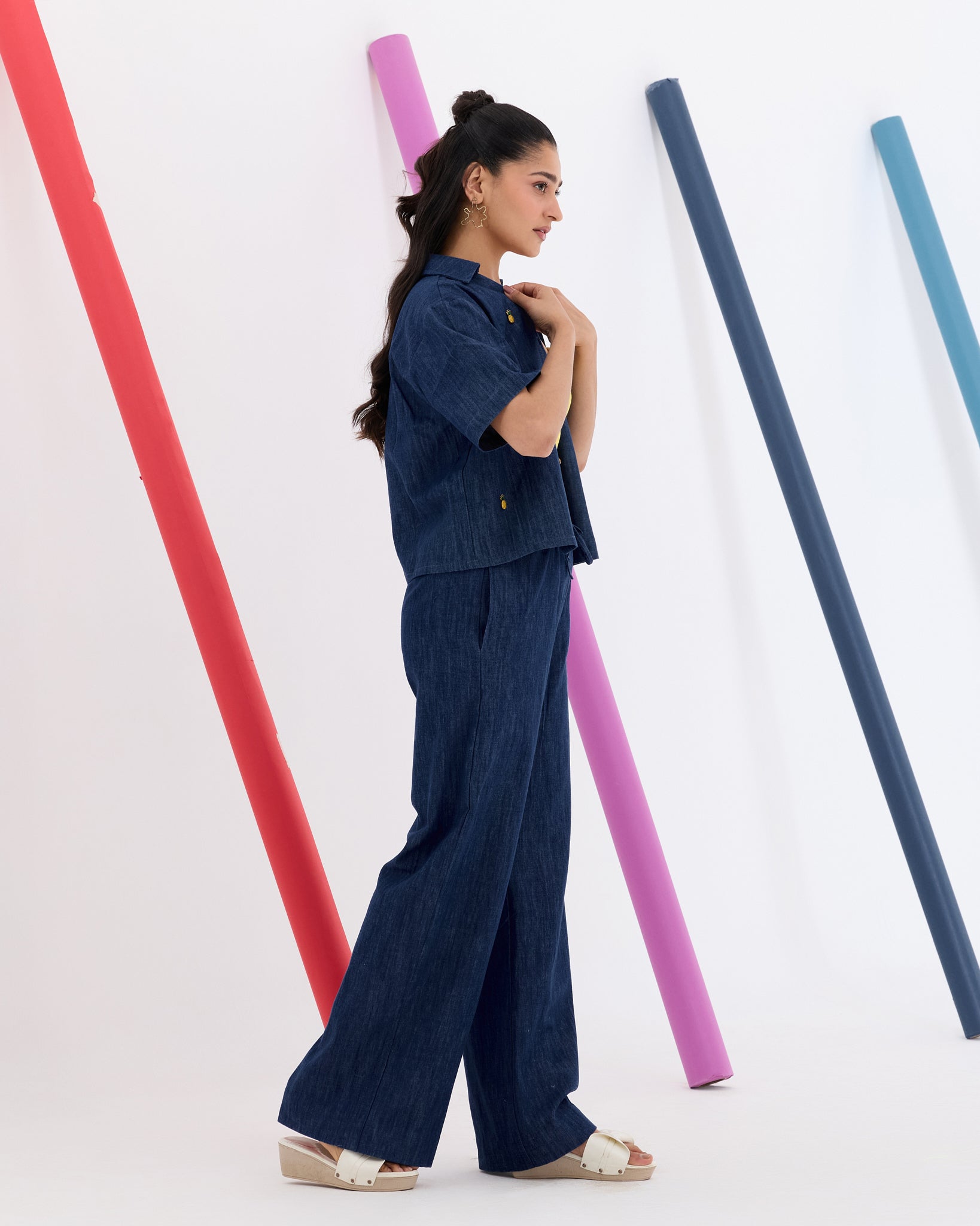 Sugar Pop Denim Cord-set